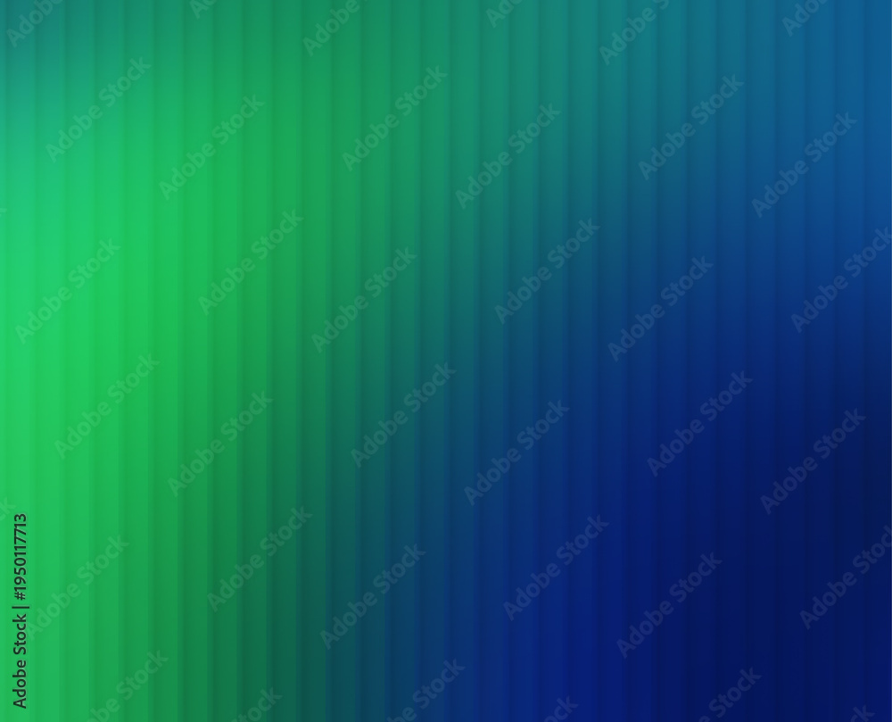 Obraz premium Abstract vertical gradient stripes transitioning from bright green to deep blue creating a dynamic visual effect