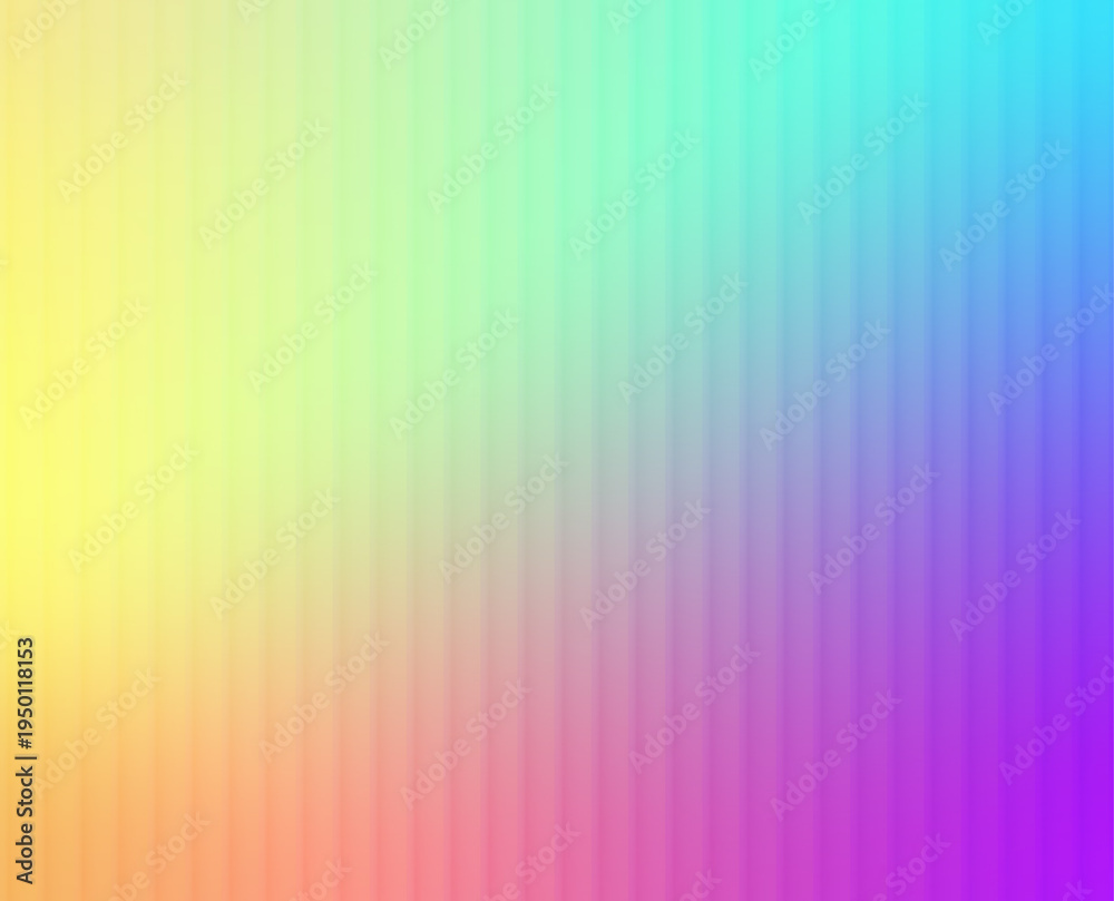 Fototapeta premium Vibrant multicolored gradient background with vertical lines pattern texture