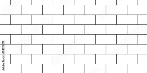 miniml abstract pavement floor and wall white structure brick wall row wallpaper texture design.