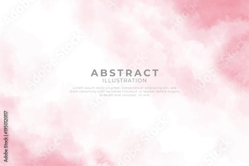 Abstract concept with pink and white background