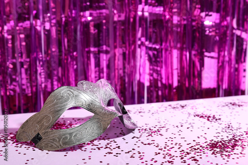 Beautiful carnival mask and...