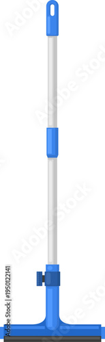 Handheld squeegee cleaning tool vector illustration