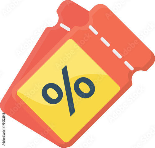 A red and yellow pill displaying a percentage sign, indicating a specific dosage or concentration of medication.