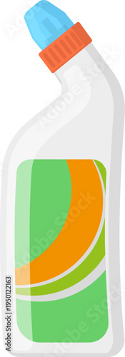 Cleaning product bottle for household hygiene and sanitation