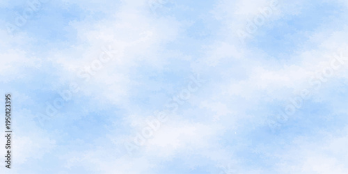 Abstract a vast expanse of a bright and serene sky painted with soft, billowy clouds, a tranquil background ideal for conveying peace, freedom, and boundless potential.