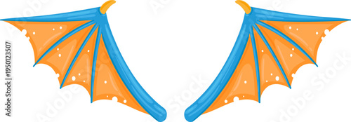 Tattered dragon wings flying fantasy character concept