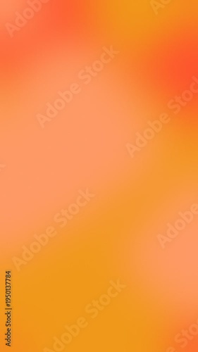 Sunset Red, Vibrant Orange and Warm Peach 9:16 mobile portrait seamless loop gradient mesh video background