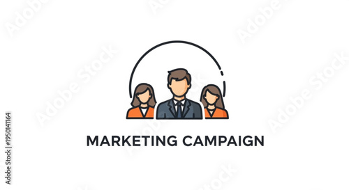 Marketing team working on a campaign strategy together