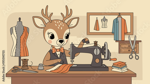 Deer sewing