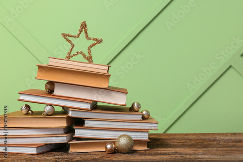 Christmas tree made of book...