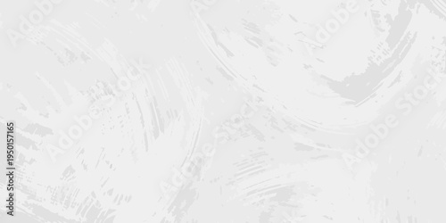 Abstract gray and white textured background with brushstroke effects