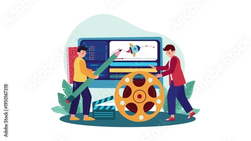 Video Editing Production Animation Scene