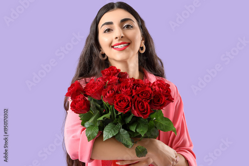 Beautiful young woman with ...