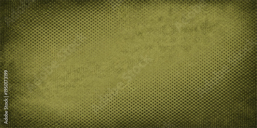 Vintage green grunge background with a seamless old paper texture and woven linen surface design, creating a weathered canvas backdrop for decorative art