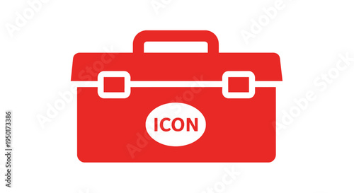 Red toolbox icon with handle.