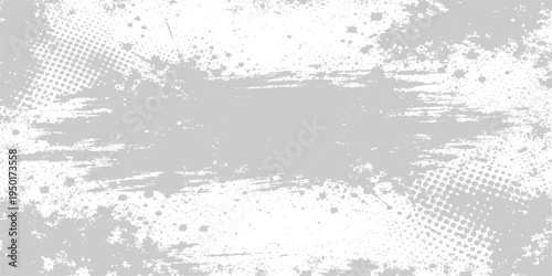Abstract vintage grunge texture featuring a distressed gray and black concrete wall pattern with rough paint effects for a dark artistic backdrop