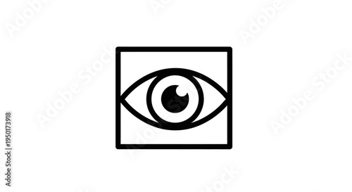 A stylized illustration of a watchful eye.