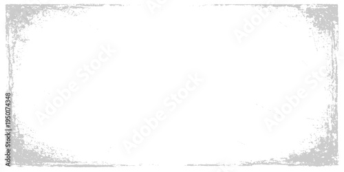 Vintage floral grunge frame featuring a distressed black and white vector texture perfect for elegant paper card designs and artistic page decorations