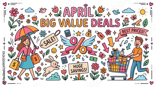 April Big Value Deals Sale Banner