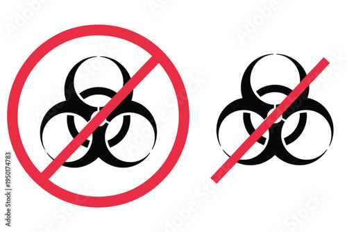 Stop, toxic warning icon with dangerous substance alert symbol, representing chemical hazard, safety restriction, and public warning, clean modern flat vector design for workplaces, apps, and user int