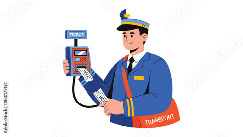 Postman at Work: A diligent postman, dressed in a smart uniform, is seen engrossed in his task of managing mail, embodying dedication to his profession.