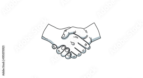 Handshake agreement and partnership concept.