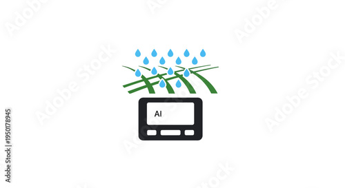 AI technology smart irrigation system.
