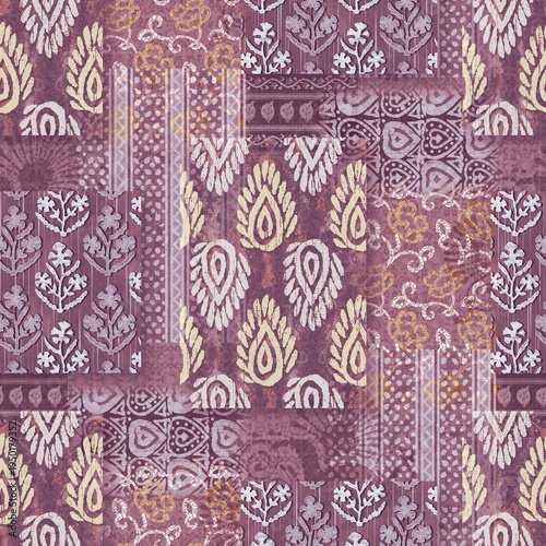 thi art pattern Geometric batik creative design seamless floral pattern repeat pattern fabric print design abstract texture dusty rose colour background texture 