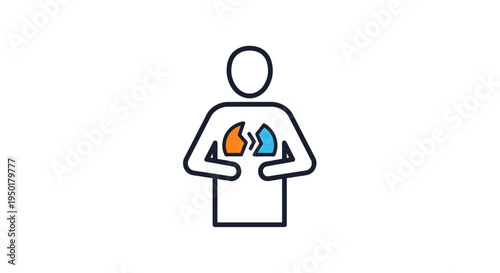 A person holding a flame and water.