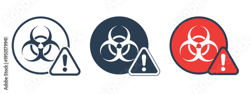 Toxic, chemical hazard icon with warning symbol, representing dangerous substances, safety precautions, and hazard prevention, clean modern flat vector design for workplaces, apps, websites, and user 