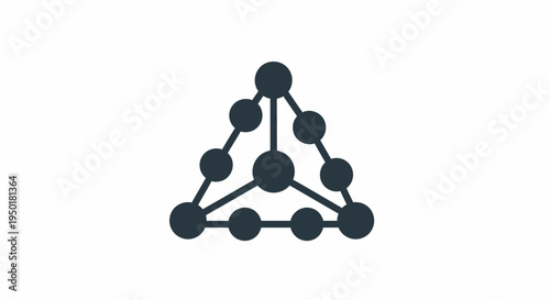 Network connection structure with nodes.