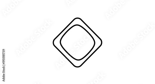 Geometric Shape Design Element Icon.