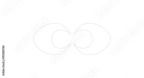Interconnected Infinity Symbol Design.