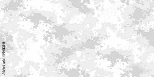 Abstract gray and white textured background with irregular shapes