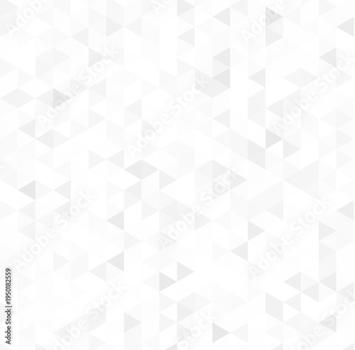 White pattern triangle abstract background gray mosaic modern shape graphic simple design. Triangular pattern background geometric wallpaper