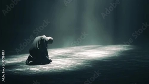 Person Praying Alone