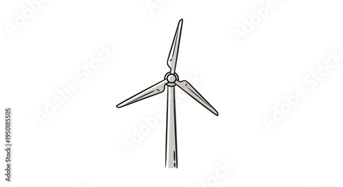 Wind turbine for renewable energy generation.