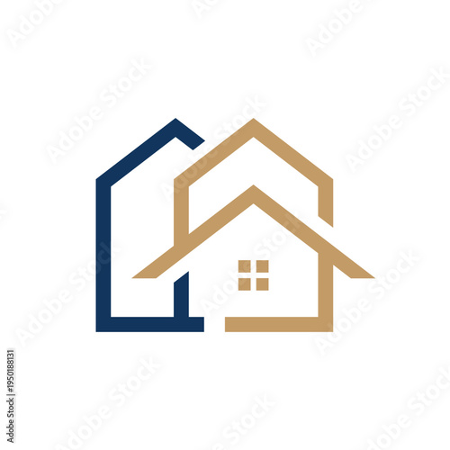 Black Gold Real Estate Logo design