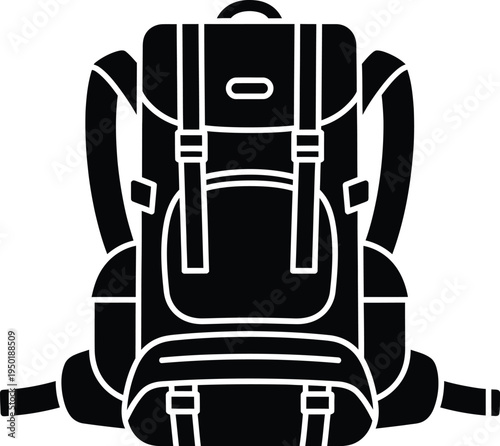 A sturdy hiking backpack with multiple compartments and adjustable straps for outdoor adventures