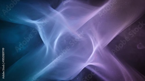swirling purple smoke isolated on transparent background