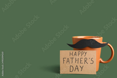 Card with text HAPPY FATHER...