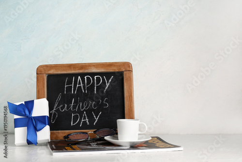 Chalkboard with text HAPPY ...