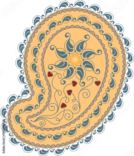 Paisley Design (Can Be Used For Textile, Batik Print)