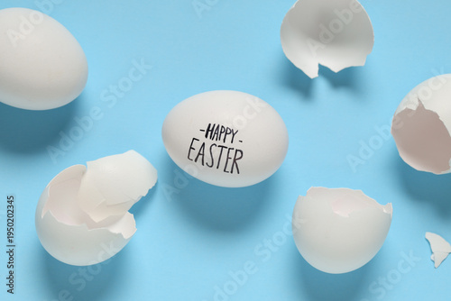 Egg with text HAPPY EASTER ...
