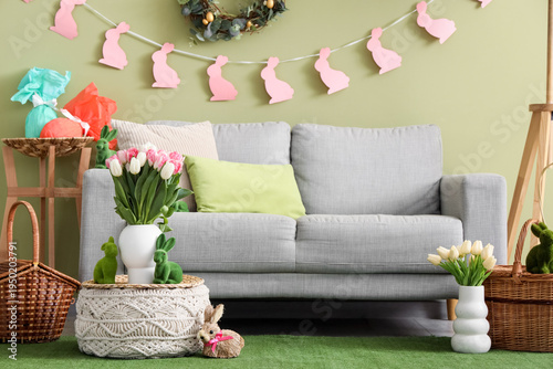 Interior of living room wit...