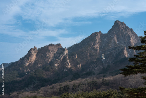 한국의 설악산 국립공원