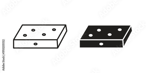 Halva icon symbol vector elements for infographic web. EPS10