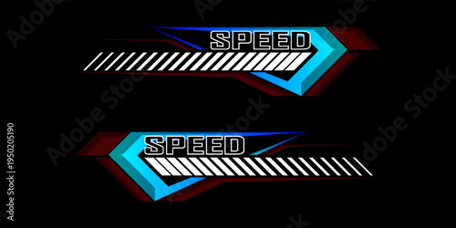 Sports background, speed racing graphic vector illustration