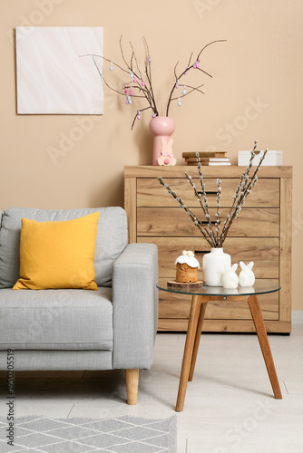 Interior of living room dec...