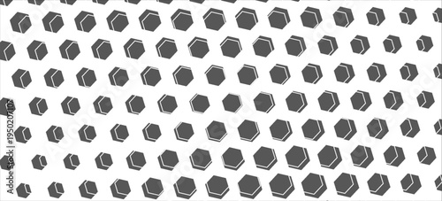 Pola Geometris Ilusi Optik Abstrak